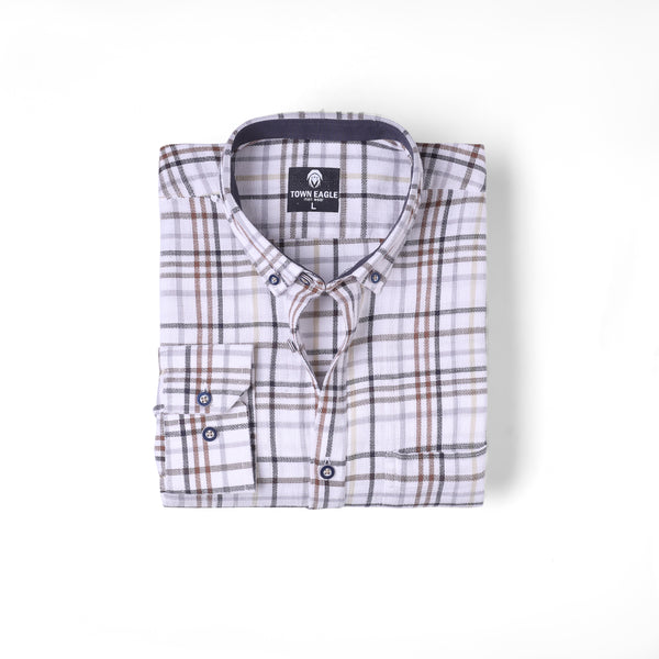 قميص كاروهات قطن -قميص QA-304