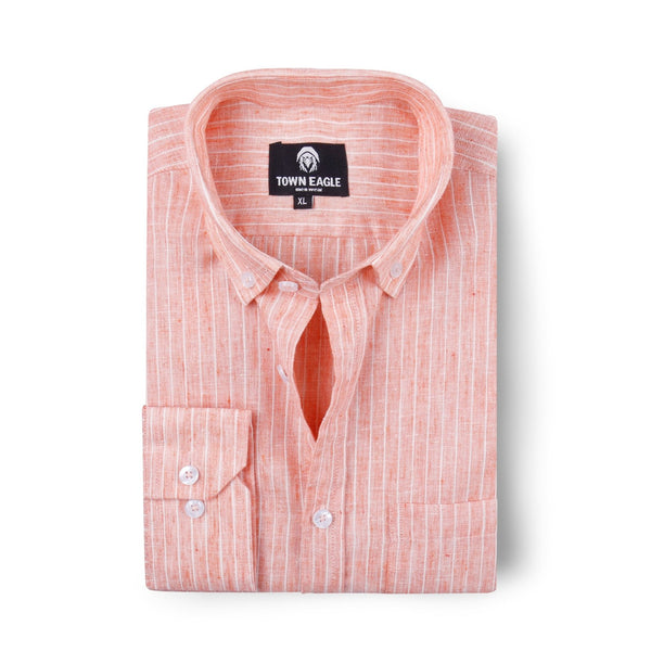 قميص كتان مخطط - سيمون - QA-225